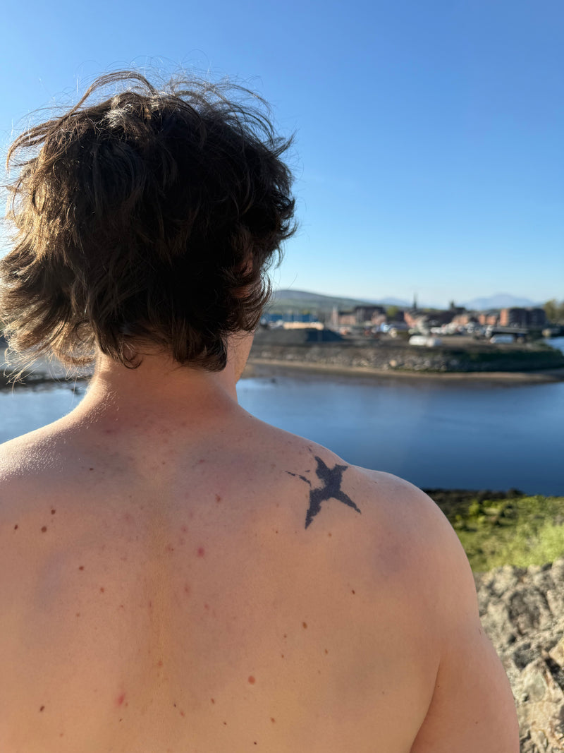 Star 2 semi-permanent temporary tattoo
