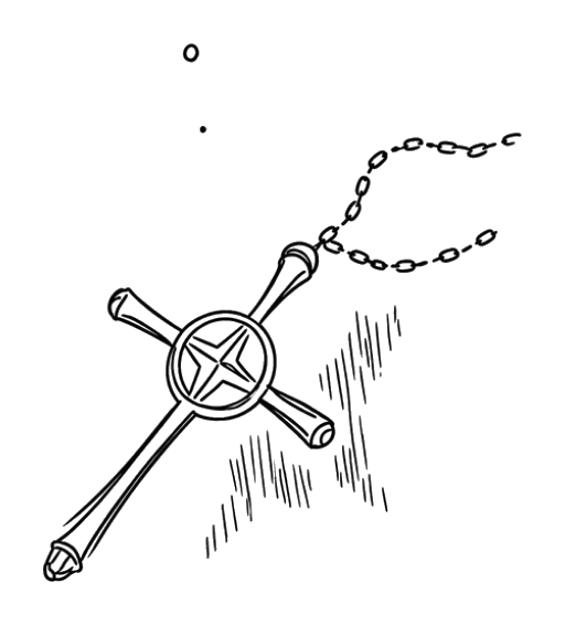 Quincy's Cross tattoo design