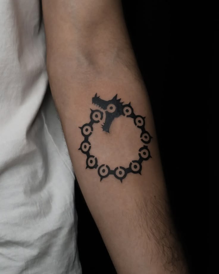 Dragon Mark semi-permanent temporary tattoo