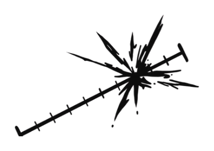 Syringe Burst tattoo design