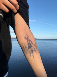 Godspeed semi-permanent temporary tattoo
