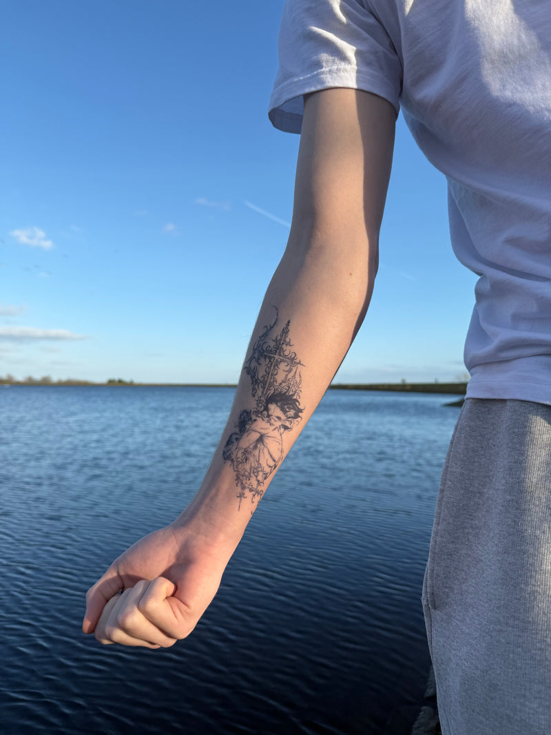 Titan semi-permanent temporary tattoo