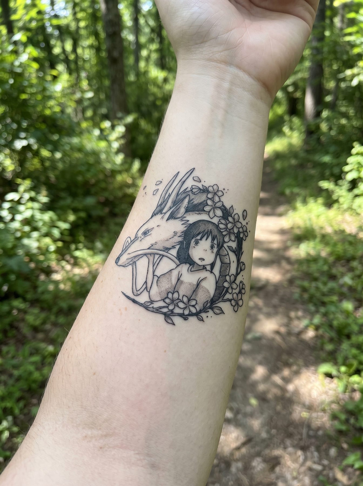 Haku semi-permanent temporary tattoo