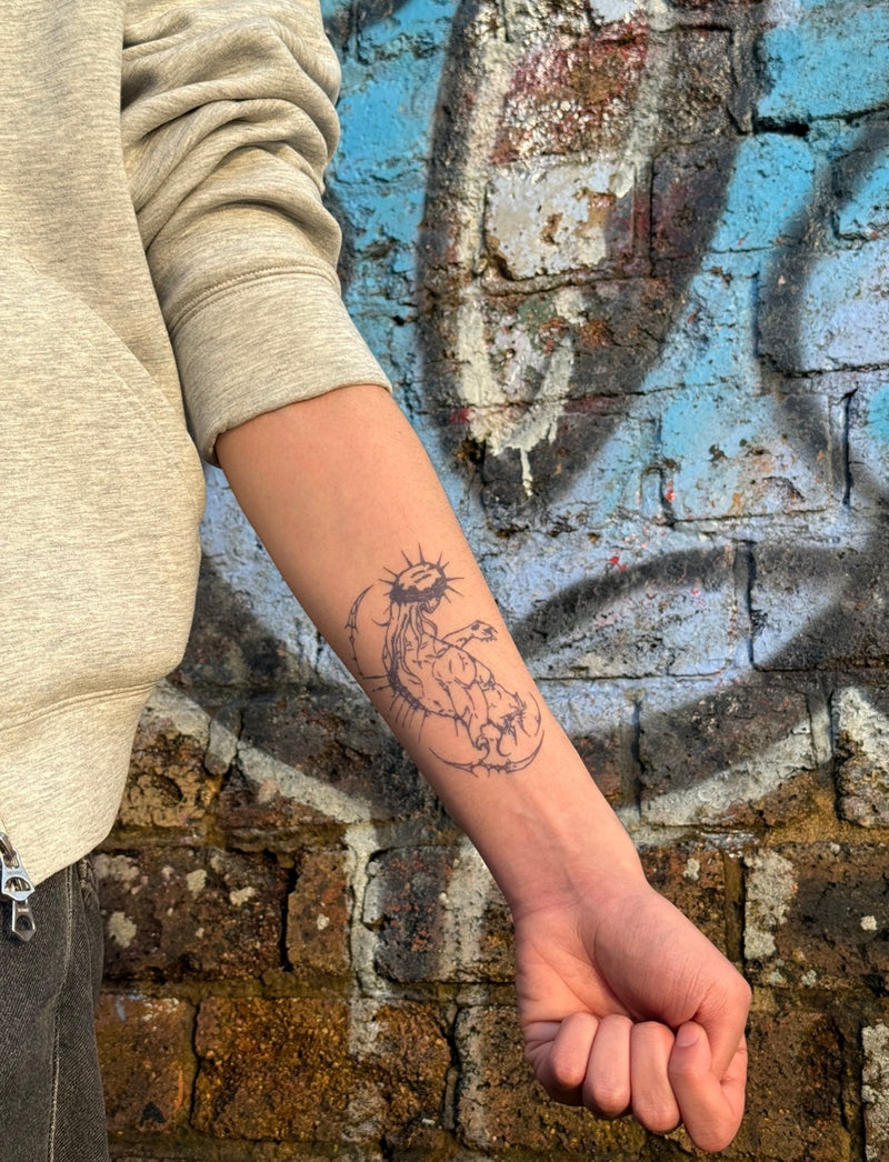 Jesus semi-permanent temporary tattoo