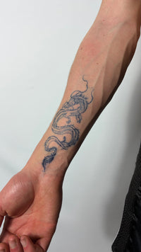 Dragon semi-permanent temporary tattoo