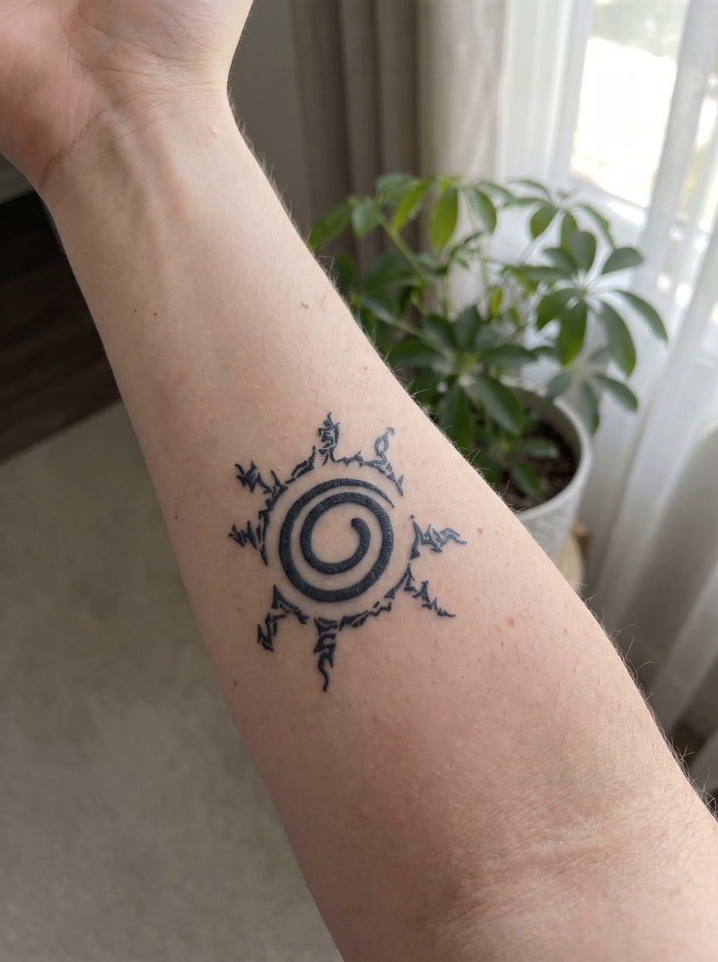 Mark semi-permanent temporary tattoo