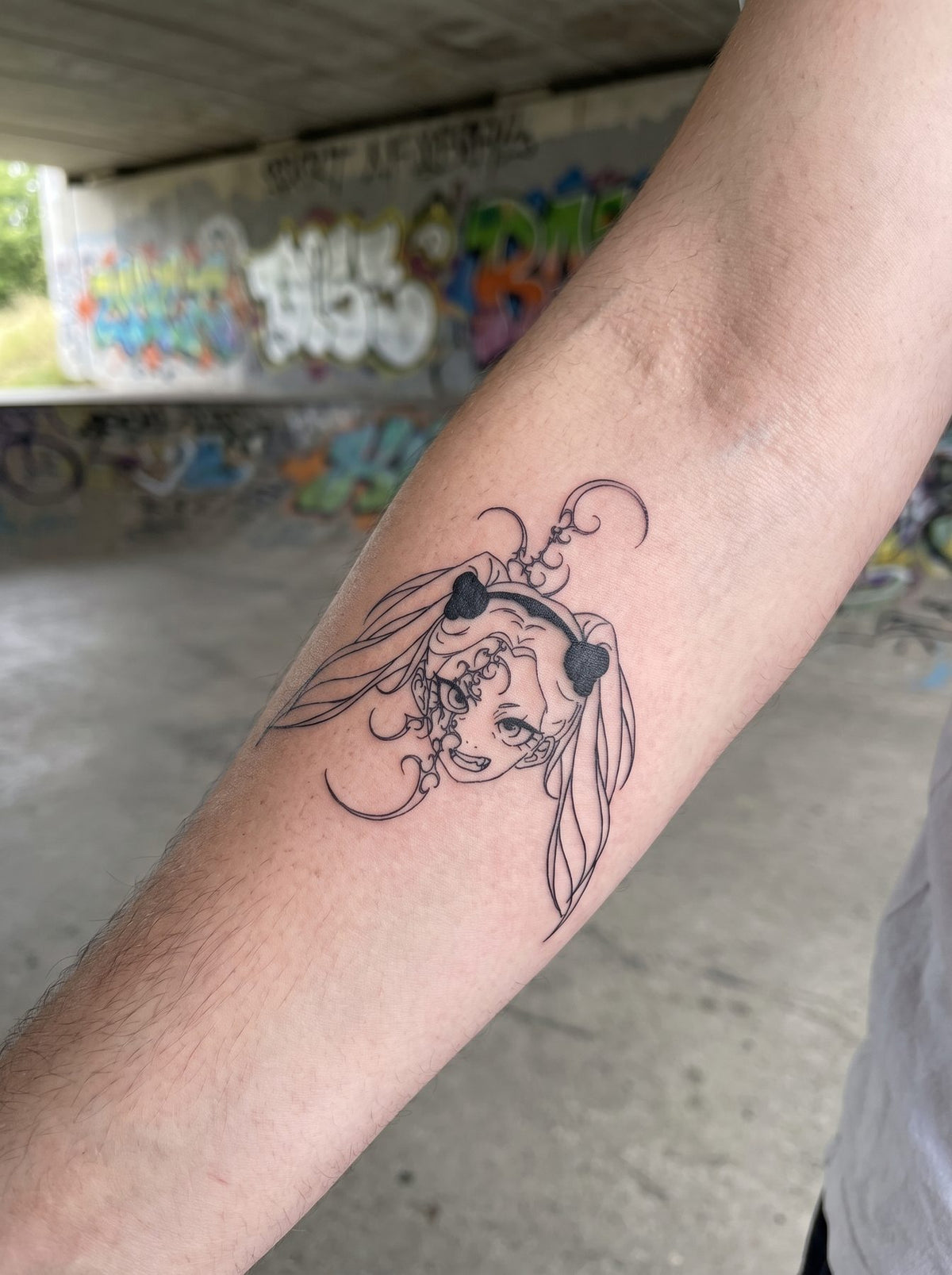 Rebecca semi-permanent temporary tattoo