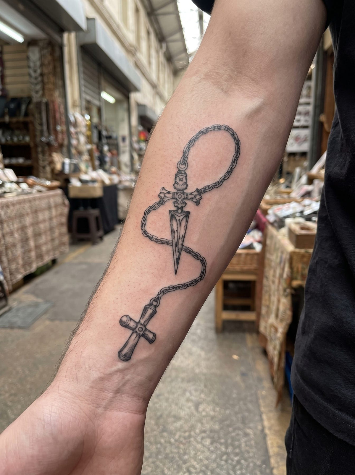 Tangled Chain semi-permanent temporary tattoo