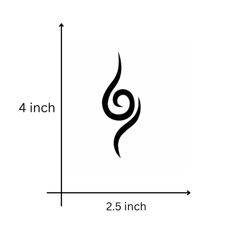 Anbu Mark temporary tattoo design