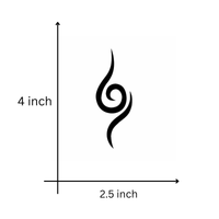 Anbu Mark temporary tattoo design