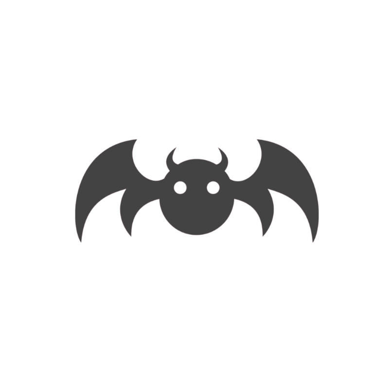 Perona's Bat semi-permanent temporary tattoo