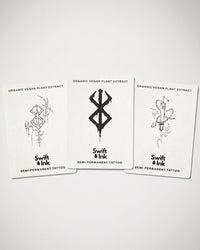 Berserker Bundle - 3 semi-permanent tattoo cards from Swift Ink