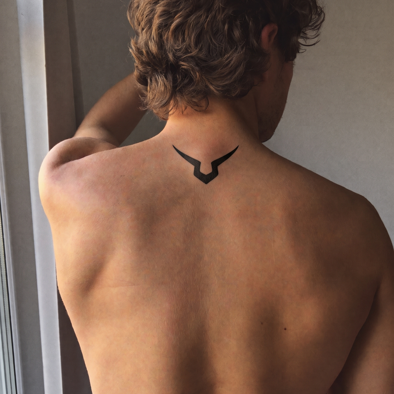 Rebel Code Symbol semi-permanent temporary tattoo