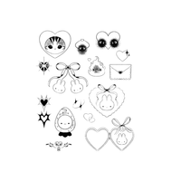 Kawaii Sheet temporary tattoos