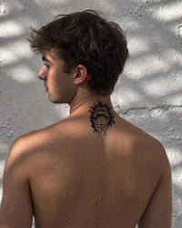 Zombie semi-permanent temporary tattoo