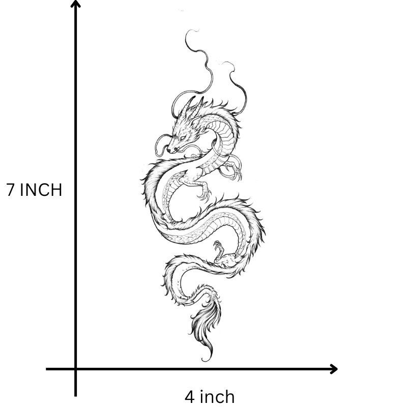 Dragon temporary tattoo - image 3