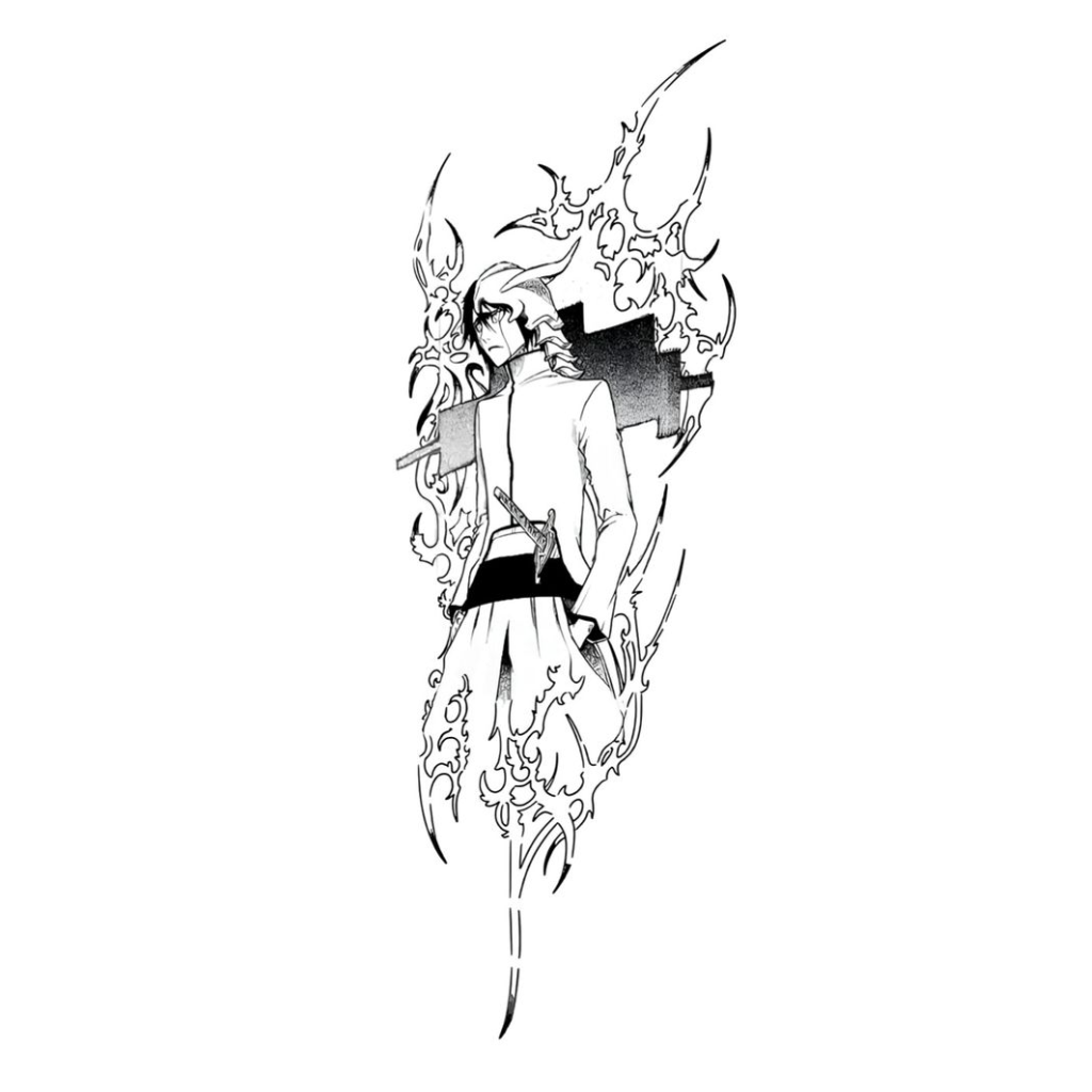 The Heartless temporary tattoo design