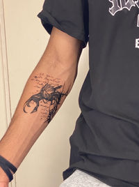 Awakened One semi-permanent temporary tattoo
