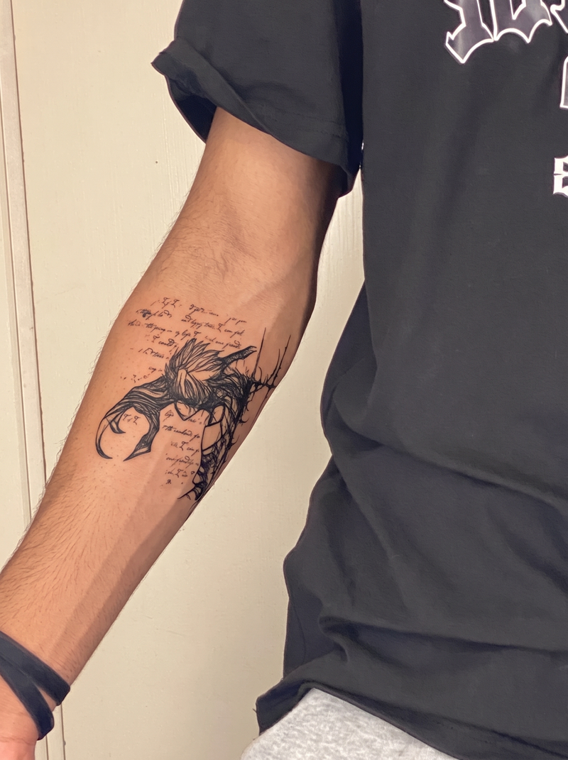 Awakened One semi-permanent temporary tattoo