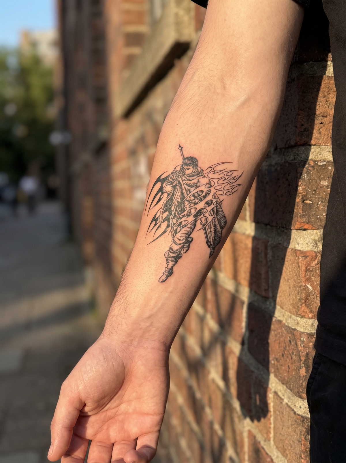 Guts semi-permanent temporary tattoo