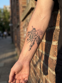Guts semi-permanent temporary tattoo
