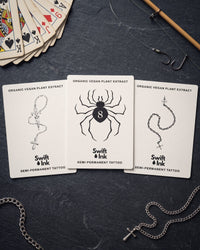 Hunter Bundle - 3 semi-permanent tattoo cards from Swift Ink