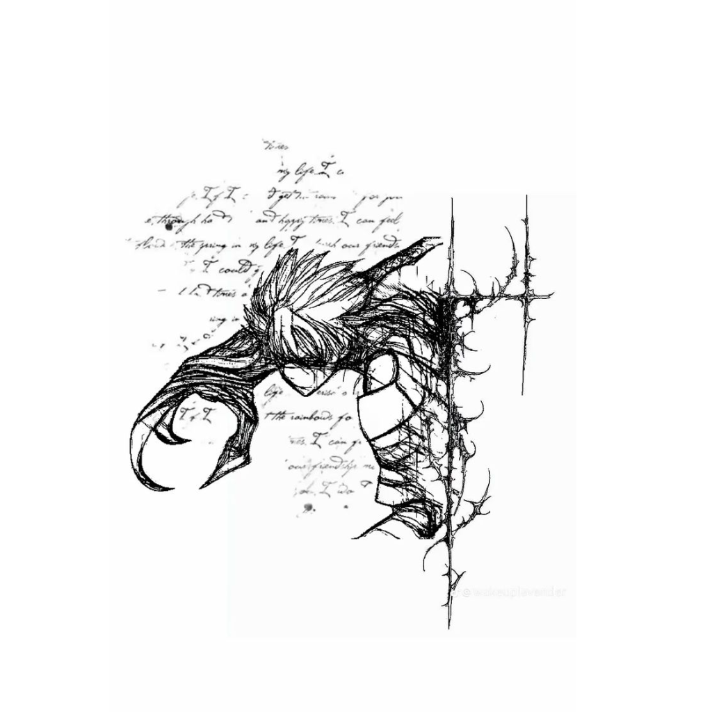 Awakened One temporary tattoo design