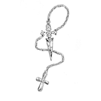 Tangled Chain temporary tattoo design