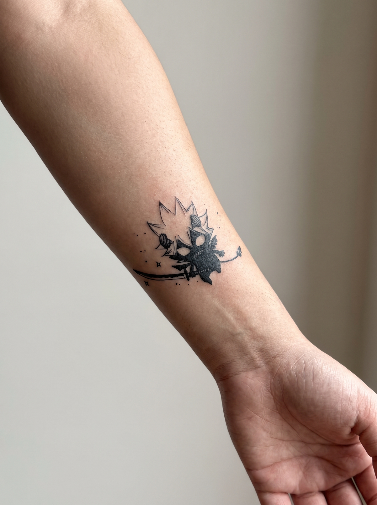 Liebe semi-permanent temporary tattoo