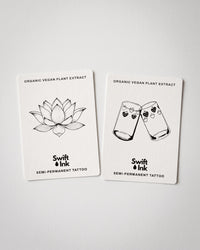 Nana Bundle - 2 semi-permanent tattoo cards from Swift Ink