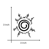 Mark temporary tattoo design
