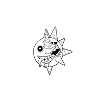 Sun and Moon temporary tattoo design