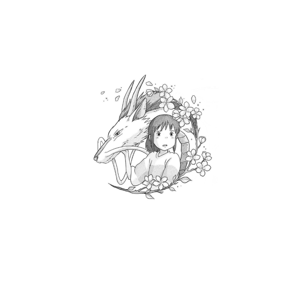 Haku temporary tattoo design