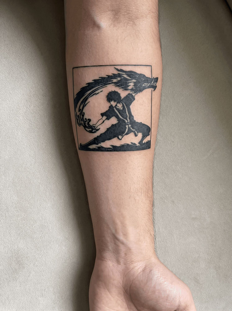 Zuko semi-permanent temporary tattoo